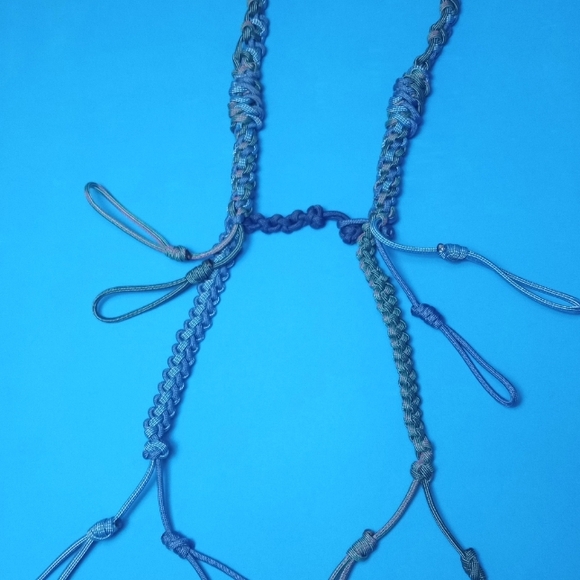 Blue Camo Call Lanyard w/ 550 Paracord - Picture 2 of 5